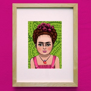 Lil' Frida Kahlo Kid Art Print image 2