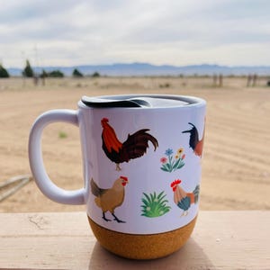 Rooster coffee mug