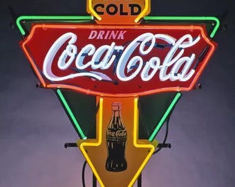 Autocollant Coca Cola Coke Boisson Timbre Vintage 80s
