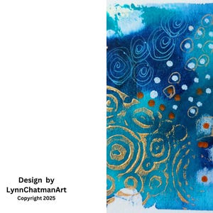Abstracte blanco wenskaart van 5 x 7 (afdrukbare download)