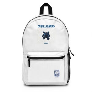 Monster Shellquake Backpack, Cute Kids School Bag, Unique Travel Daypack, Fun Creature Knapsack, Gift for Adventure Seeker, Funny Cartoon