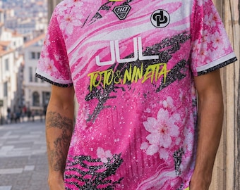 French Rap 2026 Marseille Jersey, Pink Sakura Football Shirt, French Rap Fan Gift