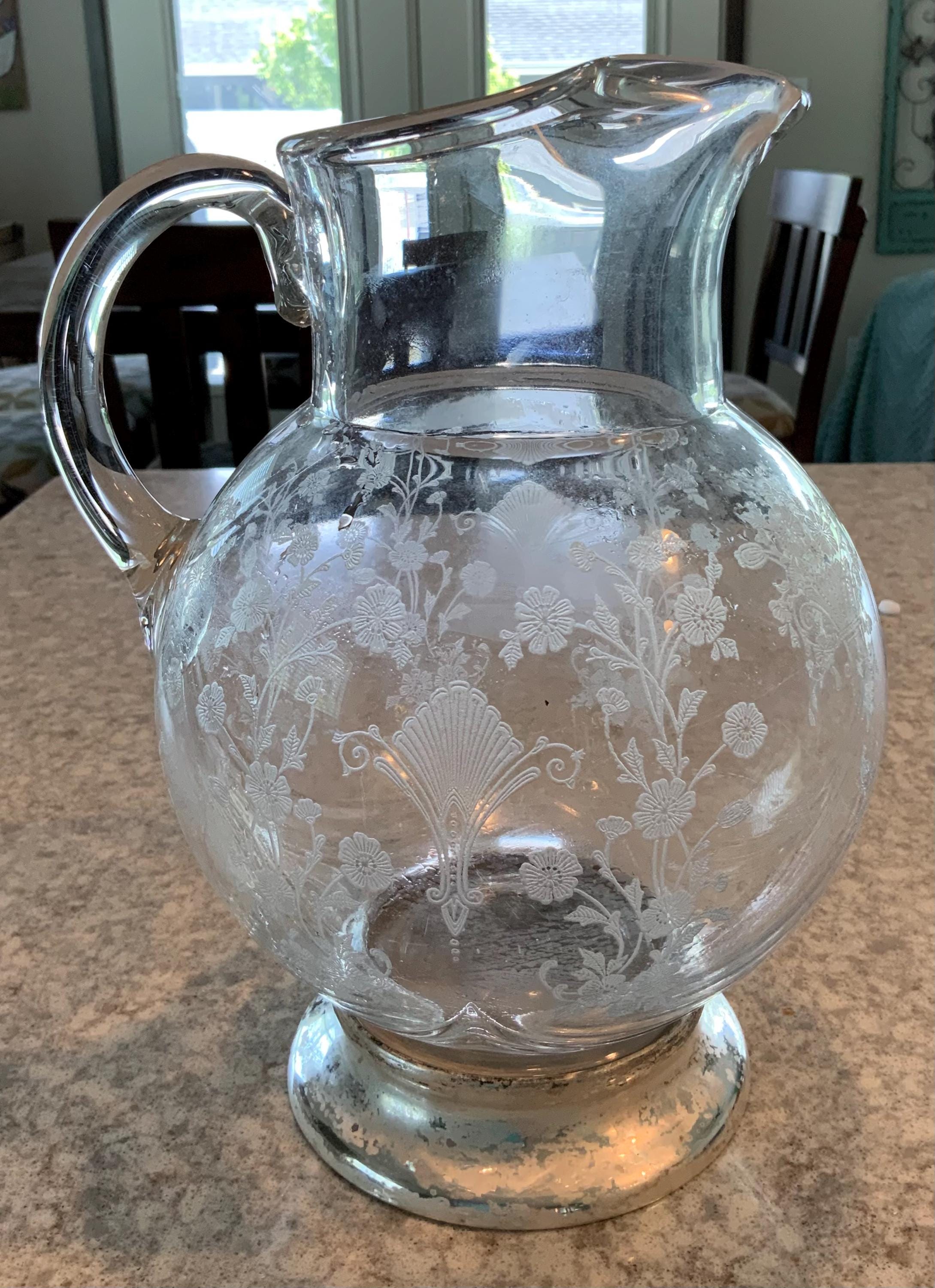 Antique sterling silver pitcher - Etsy 日本