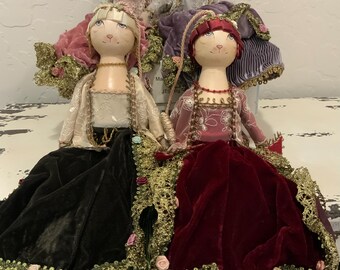 Set of Four Hanging Cat Dolls – Katherine’s Collectibles