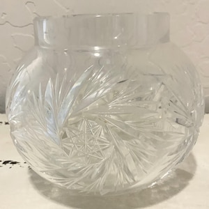 Antique American Brilliant Cut Glass Bowl