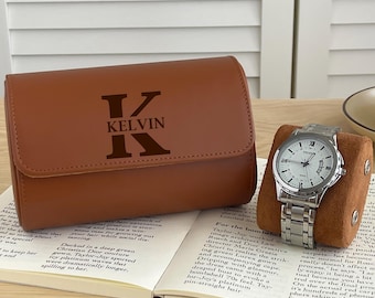 Custom Watch Box/ Christmas Gift for Dad/Christmas Gift for Boyfriend/ Christmas Gift for Man/Christmas Gift for Husband/Christmas Watch Box