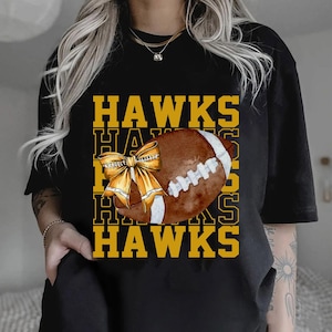 Custom Team Mascot Bow Shirt, Personalized High School City Football Team Shirt, Coquette Bows School Spirit T-shirt, Mascot Bow Shirt