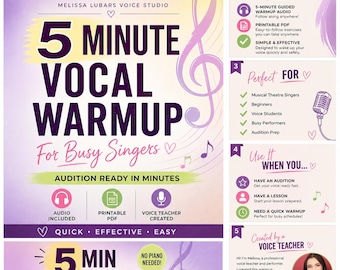 5-Minute Vocal Warmup for Busy Singers