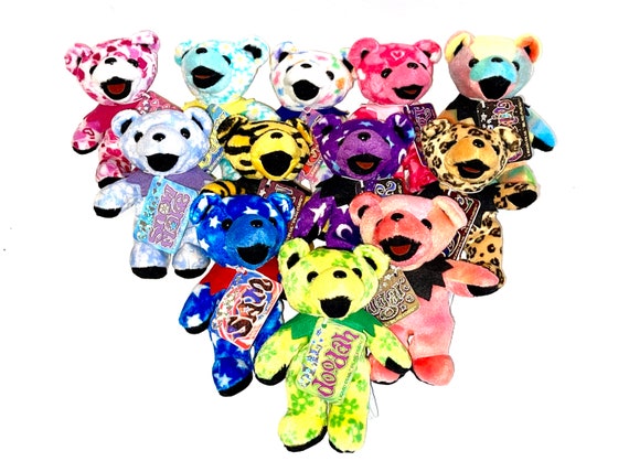 レアFoolish heart;Grateful dead bear Vintage Grateful Dead Plush Bear “Foolish Heart” 8/28/88 Autzen