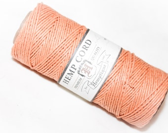 1mm Hemptique Cappuccino Hemp Cord 205ft, 20lb hemp cord, hemp twine, crafts, jewelry, macrame cord