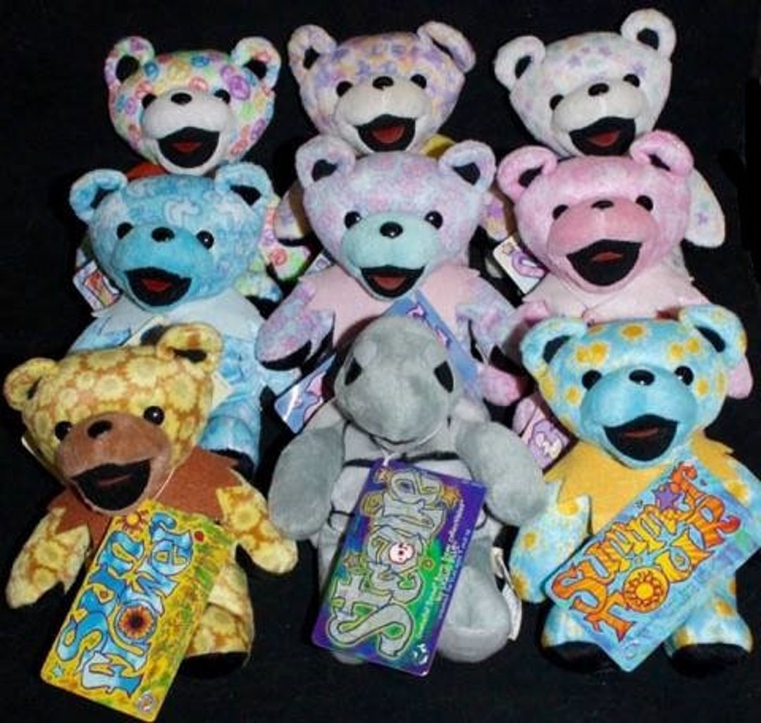 Limited Edition Grateful Dead Plush Bears by Liquid Blue