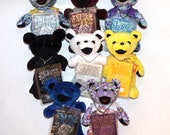 Limited Edition Grateful Dead Plush Bears by Liquid Blue