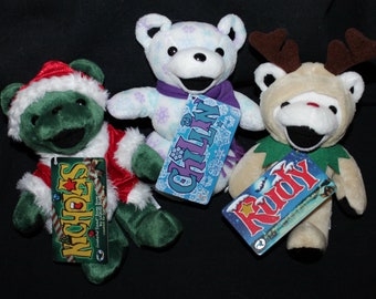 レアScarlet;Grateful dead bear GRATEFUL DEAD - BEAN BEAR - BY LIQUID BLUE - 