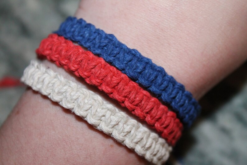 Download Simple thick hemp bracelet-you choose the color macrame | Etsy