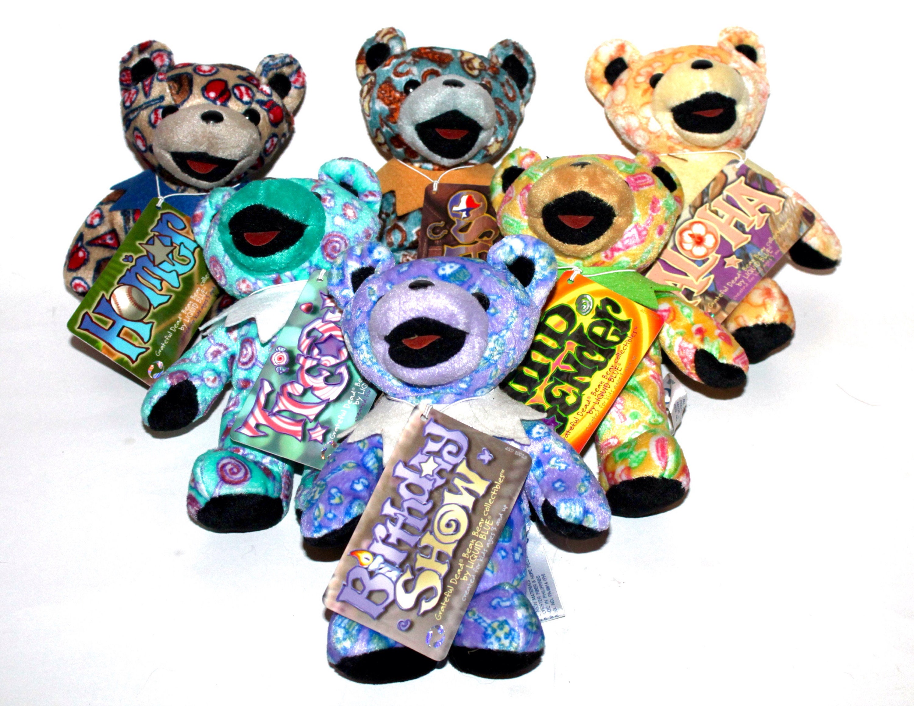 Eighth Edition Grateful Dead Plush Bears Liquid Blue Beanie - Etsy Eighth Edition Grateful Dead Plush Bears Liquid Blue Beanie - Etsy