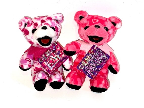 Liquid Blue Lil Cub Plush Bear, Beanie Bear, Grateful Dead