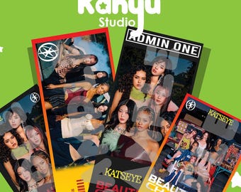 Custom Katseye Tour Ticket 2025: Fan Gift Keepsake (digital