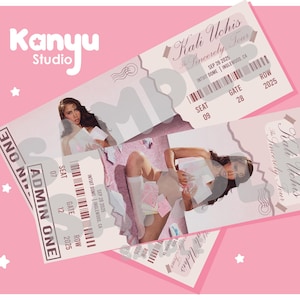 Kali Uchis The Sincerely – Fan made tickets (digital for print)