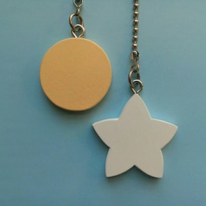 Sun and Star Ceiling Fan Pull Set