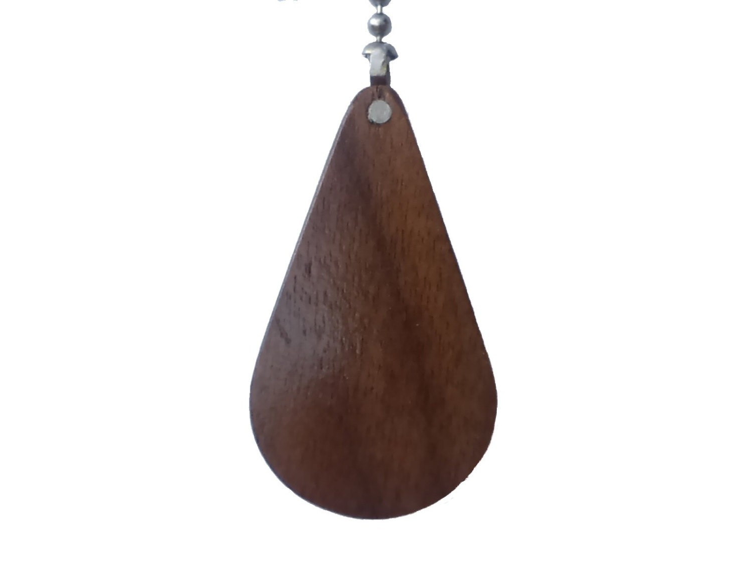 Wood Ceiling Fan Pull Chainwalnutteardrop Etsy