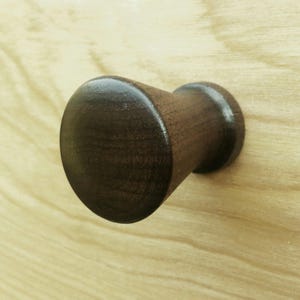 Chess Walnut Wood Cabinet Knob-Round