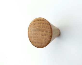 Modern White Oak Wood Cabinet Knob