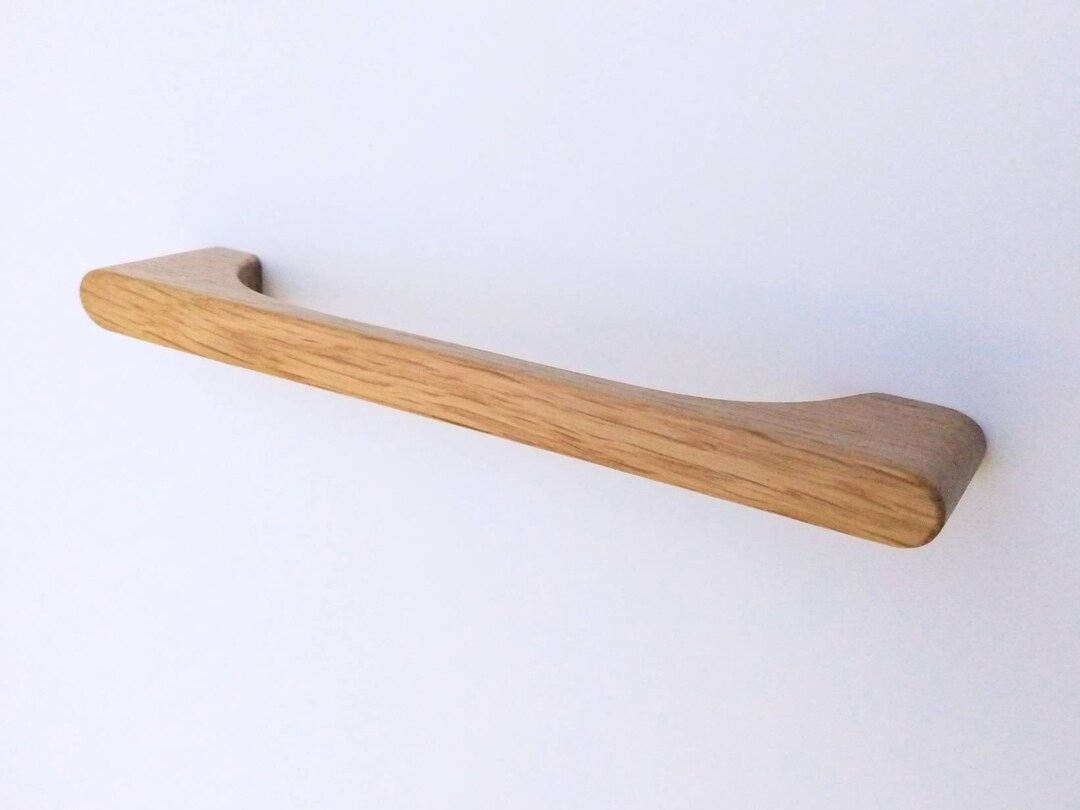 Designer White Oak Wood Pull Etsy