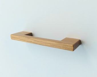 Slimline White Oak Cabinet Pull -- Small