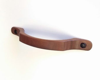 Classic Walnut Face Mount Cabinet Pull