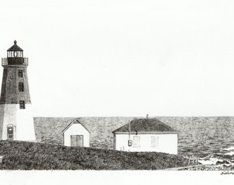 Point Judith Lighthouse (Print)