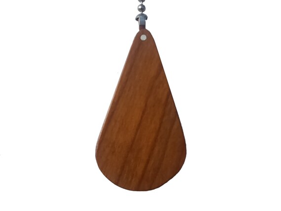 Wood Ceiling Fan Pull Chain Cherry Teardrop Etsy