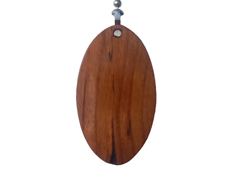 Wood Ceiling Fan Pull Chain Cherry Oval