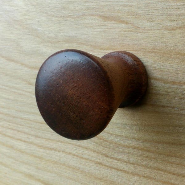 Chess Mahogany Wood Cabinet Knob