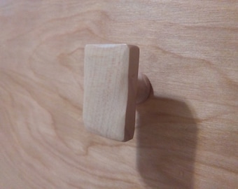 Rustic Pickled Maple Cabinet pull