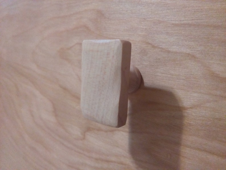 Rustic Pickled Maple Cabinet pull