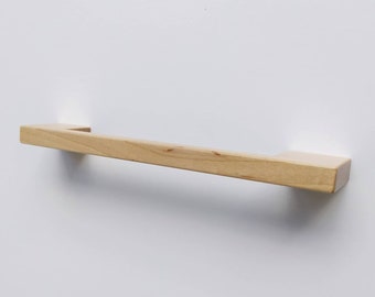 Contemporary Maple Wood Cabinet Pull