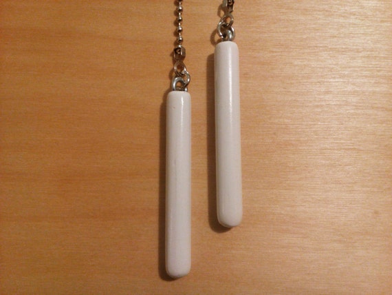 Wood Ceiling Fan Pull Chain Set-white 