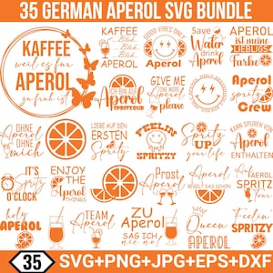 German Aperol Svg Png Bundle, Plotterdatei Svg, Holy Aperoli Svg, Aperol jaunt svg, Aperol Spritz Tour, Alcohol Svg, German Svg, for Cricut
