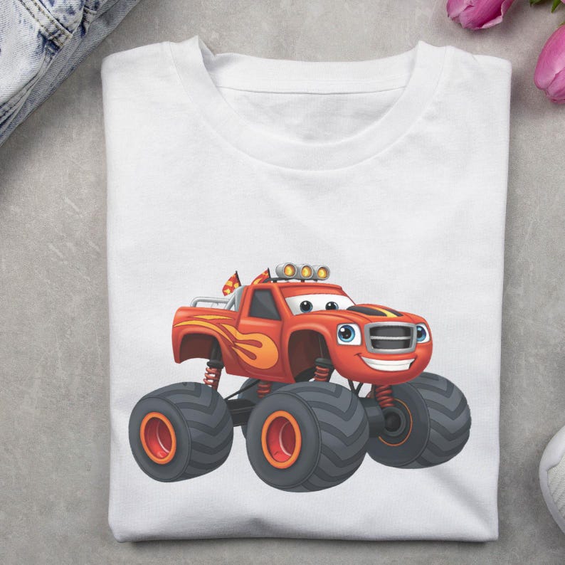 Monster Truck Png Bundle, Big Truck Sublimation Designs, Kids Monster Truck, Offroad Truck, Monster Truck Clipart, Truck Clipart, for Cricut image 2