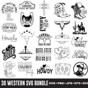 Western Svg Png Bundle, Western Quotes Svg, Country Life Svg, Howdy Svg, Cowboy Svg, Cowgirl Svg, Southern Svg, Country Music png For Cricut