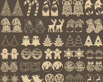 Earring Laser Cut Svg Bundle, Earring Svg, Jewelry Svg, Glowforge Svg, Leather Earrings Svg, Wood Earrings Svg, Files For Cricut, Silhouette