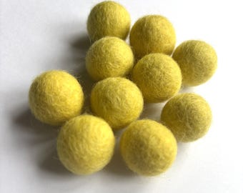 Wool Felted Balls