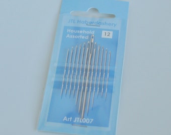 Sewing Needles - Assorted Sizes for Hand Sewing