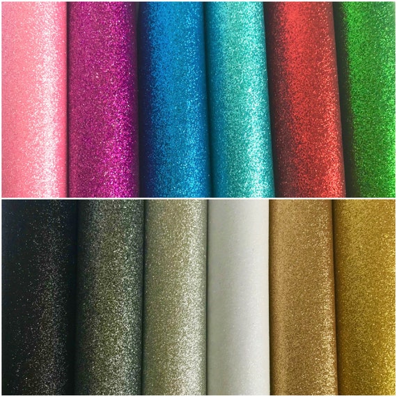Glitter Felt Sheet 30 x 23cm: Firm - Various Colours Glitter Felt Sheet 30 x 23cm: Firm - Various Colours