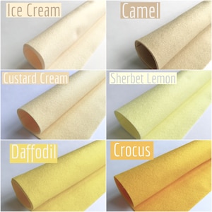 27cm x 33cm Polyester Felt Sheet - Pick and Mix - Choose from 50+ Colours!! - Soft Craft Felt - 1mm thick image 8