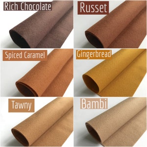 22cm x 22cm Polyester Felt Sheet Pick and Mix Choose from 50 Colours Soft Craft Felt 1mm thick image 10