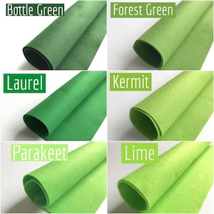 27cm x 33cm Polyester Felt Sheet - Pick and Mix - Choose from 50+ Colours!! - Soft Craft Felt - 1mm thick image 3