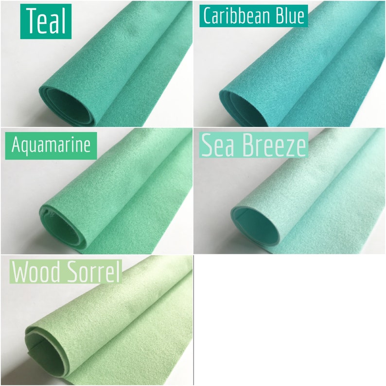 27cm x 33cm Polyester Felt Sheet - Pick and Mix - Choose from 50+ Colours!! - Soft Craft Felt - 1mm thick image 4