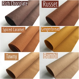 27cm x 33cm Polyester Felt Sheet - Pick and Mix - Choose from 50+ Colours!! - Soft Craft Felt - 1mm thick image 9