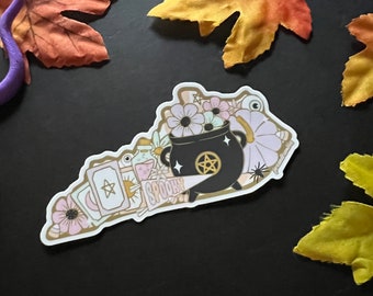 Kentucky Sticker Halloween Goth Pastel